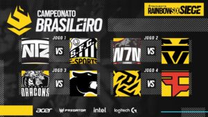 CAMPEONATO BRASILEIRO 2021 - 1° TURNO - PLAYDAY 6 - Rainbow Six Siege