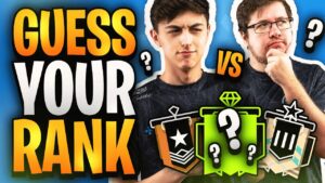 Can R6 Pros GUESS YOUR RANK? TSM Beaulo Vs Pojoman (Rainbow Six Siege)