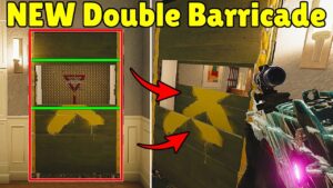 *NEW* Secret Way To Place TWO Barricades On SAME Door - Rainbow Six Siege