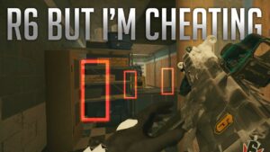 Rainbow Six Siege but I'm cheating..