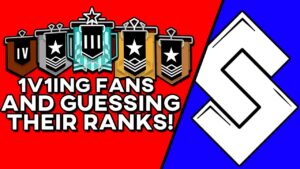 1v1ing Fans and Guessing their Rank Highlights - Rainbow Six Siege
