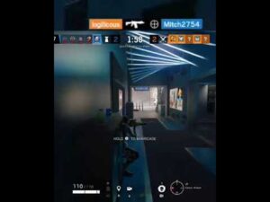 1v5 Clutch On Tower | Rainbow Six Siege Crystal Guard #shorts