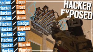 A Hacker Shooting Explosive Throwing Knives In Siege