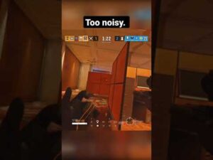 Stop making too much noise man. - Rainbow Six Siege #shorts #rainbowsixsiege