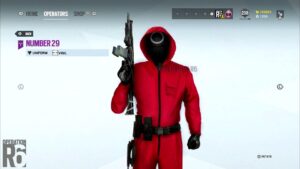 Vigil Squid Game Elite Skin - Rainbow Six Siege Concept