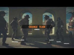 so we became cowboys in Rainbow Six Siege...