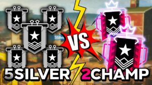 จะเป็นยังไงถ้า 5Silver VS 2Champion !! - Rainbow Six Siege ไทย
