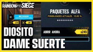 Diosito Ubisoft bendice estos 245 Alpha packs | Caramelo Rainbow Six Siege