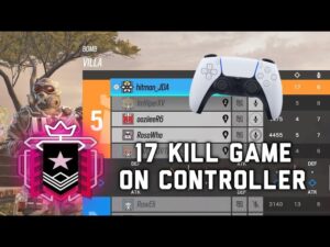 [FULL GAME] 17 KILL RANKED MATCH ON CONTROLLER - Rainbow Six Siege Console PS5