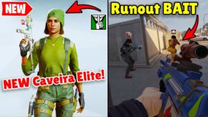 This *NEW* Caveira Skin Should've Been An Elite | 800 IQ Fake Runout Bait Trick - Rainbow Six Siege