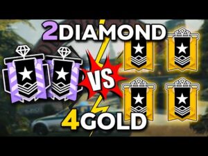 ไดม่อนจะไหวไหมถ้า 2Diamond VS 4Gold !! - Rainbow Six Siege ไทย