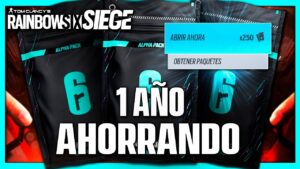 365 días AHORRANDO **ABRO mis ALPHA PACKS** | Caramelo Rainbow Six Siege