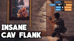 An INSANE Caveira Flank - Rainbow Six Siege Gameplay