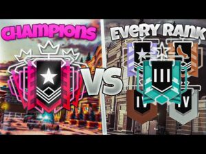 Can 3 Top CHAMPIONS Beat Every Rank In RAINBOW SIX SIEGE??