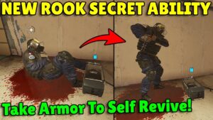 *NEW* Rook Armor Hidden Ability To SELF REVIVE! - Rainbow Six Siege