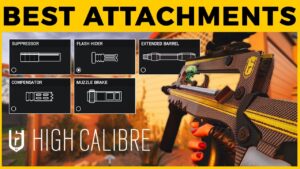 The *BEST* Attachments for *NO* Recoil on ALL Operators - Rainbow Six Siege Console (High Calibre)