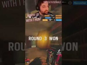 Warming up with T-Hunt - Rainbow Six Siege #shorts