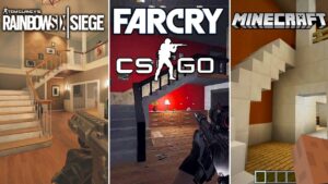 What R6S Maps Looks Like If They Were In CSGO, Minecraft & Far Cry - Rainbow Six Siege