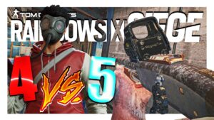 *4 VS 5 DURANTE TODA la PARTIDA* RAINBOW SIX SIEGE | HIGH CALIBRE | Pablotas