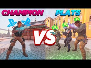 Can 1 PS5 CHAMPION beat 3 Xbox Plats? - rainbow six siege