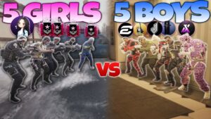 Can Champion E-Boys Beat Champion E-Girls? - RAINBOW SIX SIEGE