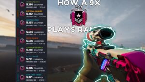 How A 9x CHAMPION Plays Ranked Ranked Highlights - Rainbow Six Siege