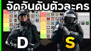 จัดอันดับตัวละครใน Rainbow Six Siege (Operator Tier List) High Calibre
