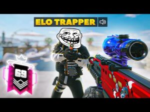 Solo Queuing With #1 Elo Trapper - RAINBOW SIX SIEGE