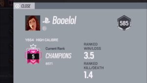 #1 Level 585 BEST CONTROLLER CHAMPION OPERATION HIGH CALIBRE PS5 - Rainbow Six Siege