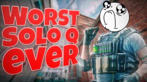 Console Solo Queue Is The Worst - RAINBOW SIX SIEGE