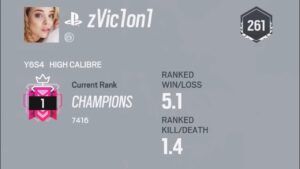 (PS5/XBOX) #1 *BEST* CHAMPION IN OPERATION HIGH CALIBRE - Rainbow Six Siege