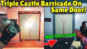 Placing Three Castle Barricades At The SAME DOOR! - Rainbow Six Siege