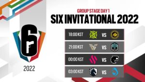 Six Invitational 2022 그룹스테이지 DAY1 1-2경기 다시보기 (중계: 하품, 신일, 김인영)