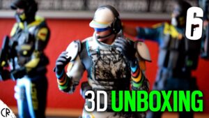 Unboxing 3D Printed Figurines - Ela, IQ, Zofia & Capitão - Rainbow Six Siege & Extraction