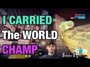 I CARRIED the WORLD Champion - Rainbow Six Siege