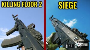 Rainbow Six Siege vs Killing Floor 2 - Weapons Comparison