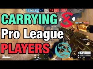 CARRYING the TOP 3 Pro League Players in NAL - Rainbow Six Siege