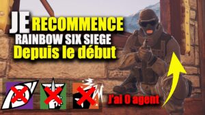 J'AI DÉCIDÉ DE RECOMMENCER RAINBOW SIX SIEGE À 0 EN 2022 ! (JE N'AI AUCUNS OPÉRATEURS...)