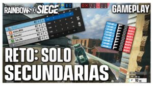 RETO: Solo armas SECUNDARIAS quedo 9/1 😱 | Demon Veil | Caramelo Rainbow Six Siege