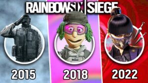 Evolution of Rainbow Six Siege 2015-2022
