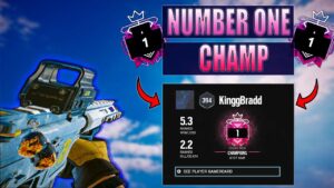 (NUMBER #1 CHAMP 2.2 K/D) MONTAGE - RAINBOW SIX SIEGE XBOX - BEST SETTINGS + FOV + ATTACHMENTS + DZ