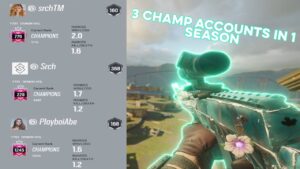 3 CHAMP ACCOUNTS IN 1 SEASON Ranked Highlights - Rainbow Six Siege