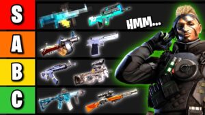 Official Rainbow Six Weapon Tier List