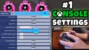 The BEST Vector Glare Console Champion Settings ( FOV + Sensitivity) - RAINBOW SIX SIEGE