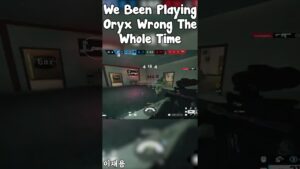 The Classical and Right Way To Use Oryx Dash - Rainbow Six Siege #shorts