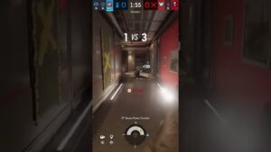 1v4 Lucky CLUTCH on Rainbow Six Siege