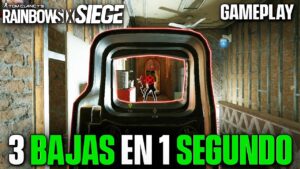 3 BAJAS en 1 SEGUNDO (TODO a CABEZA) | Vector Glare | Caramelo Rainbow Six Siege Gameplay Español
