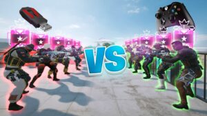 5 MNK Champs vs 5 Controller Champs (Rainbow Six Siege)