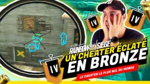 Le CHEATER le plus NUL DU MONDE 😂 BRONZE 😂😂😂 Rainbow Six Siege
