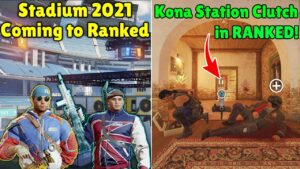 Ubisoft is ADDING Stadium Map To Ranked! | Kona Station Crazy Clutch - Rainbow Six Siege